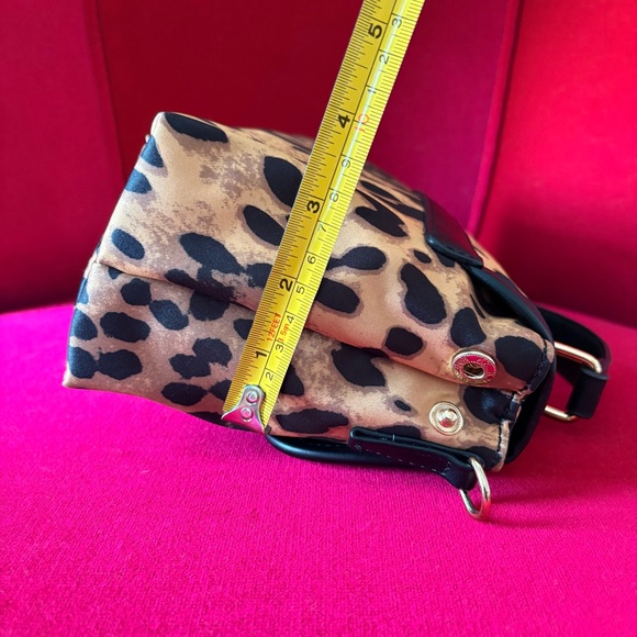 NWOT ‘Ahdorned’ New York Boutique Leopard Top Handle Satchel Handbag - Picture 9 of 10